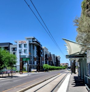 Tempe is a city just east of Phoenix, in Arizona