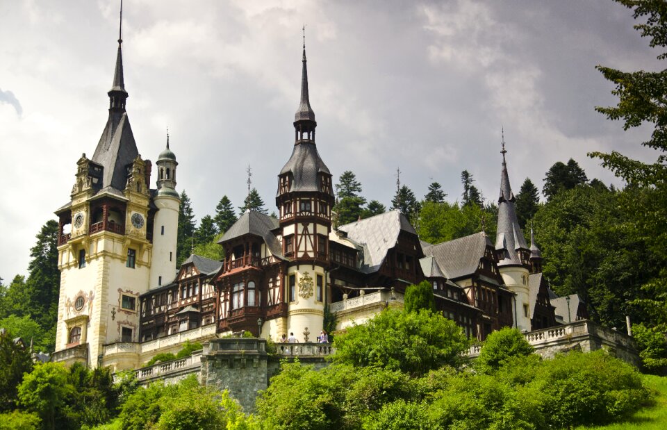 Romania castle mountains