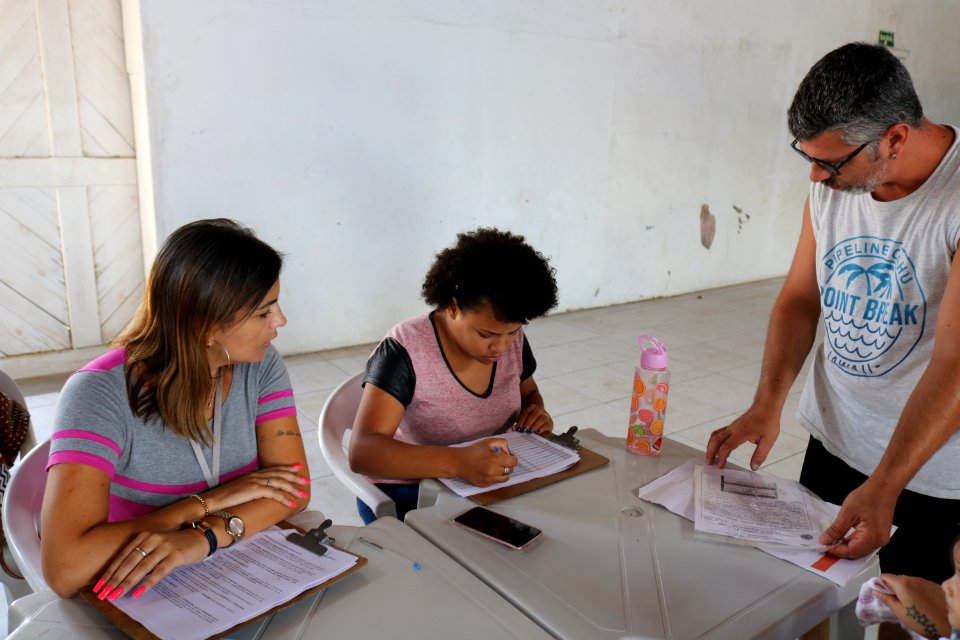 19.02.2020 - Mutirão de documentos dos moradores do Loteamento Anglo - Foto Janine Tomberg