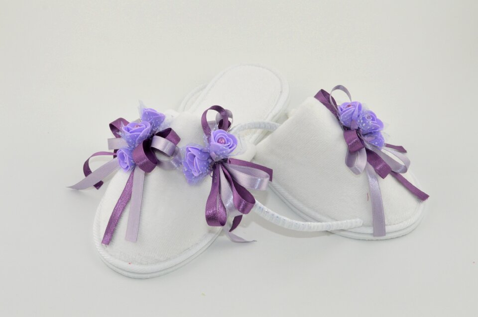 Hair hoop slipper gray gift