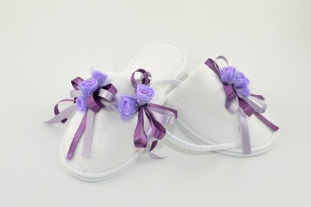 Hair hoop slipper gray gift