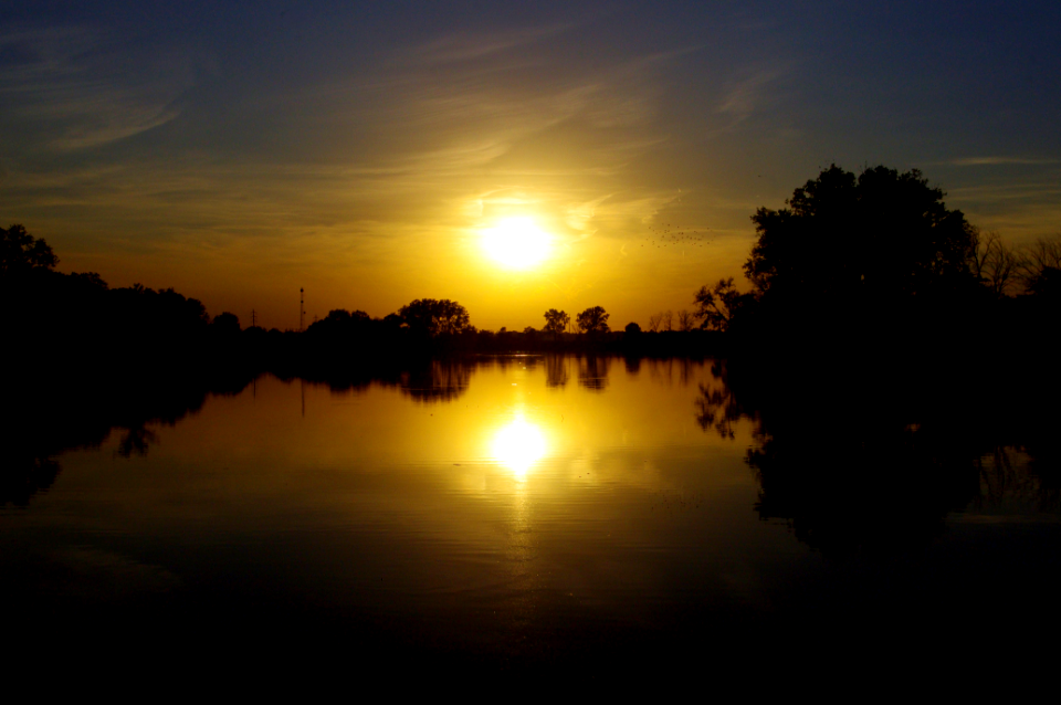 Rock Island Illinois Sunset