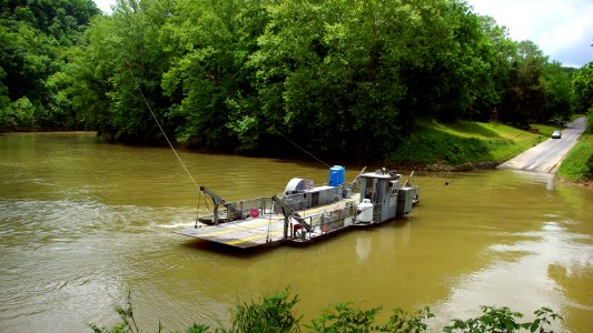 Green River Ferry, Mammoth Cave National Park, Kentucky, May 25, 2009 photo