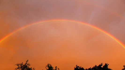 Double rainbow rainbow colors natural phenomenon