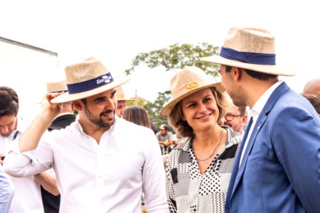 14.01.2020 - Prefeita Paula Mascarenhas e o governador Eduardo Leite prestigiam a abertura da 30ª Colheita do Arroz - Foto Michel Corvello