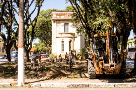28.02.2020 - Andamento das obras da Saldanha Marinho e Largo de Portugal - Foto Michel Corvello