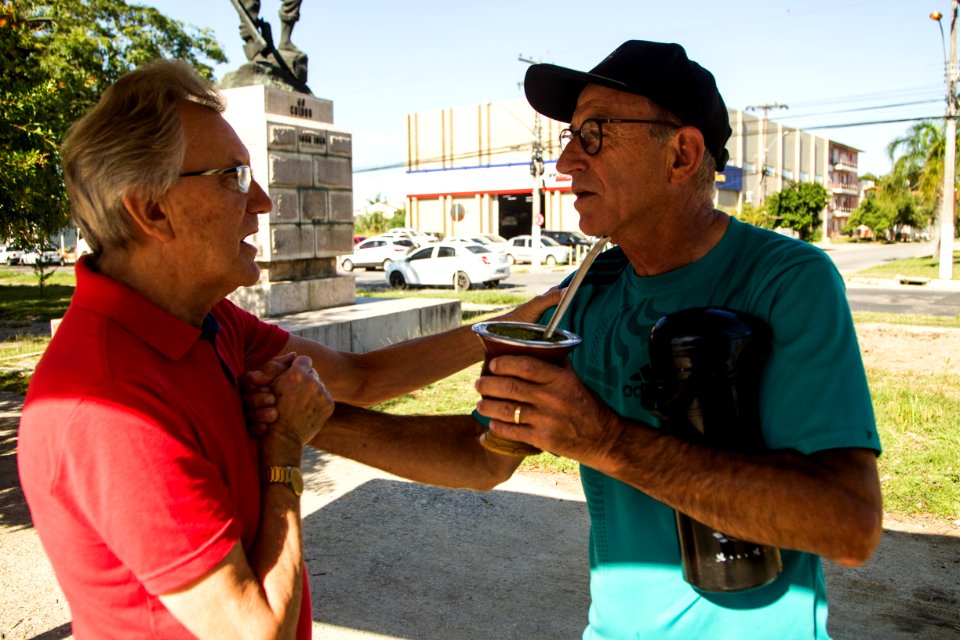 20.02.2020 - Prefeito em exercício Idemar Barz realiza visita às obras de requalificação da rua Marcílio Dias, com a presença do secretário de Planejamento e Gestão, Roberto Ramalho - Foto: Gustavo Vara