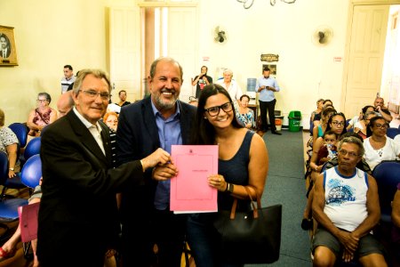 19.02.2020 - Entrega de escrituras aos moradores das Cohabs, evento realizado pelo governo do Estado - Foto: Gustavo Vara
