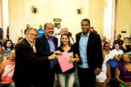 19.02.2020 - Entrega de escrituras aos moradores das Cohabs, evento realizado pelo governo do Estado - Foto: Gustavo Vara