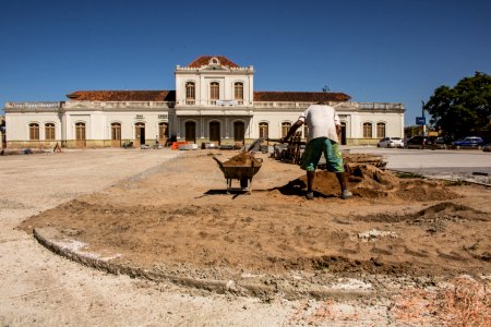 28.02.2020 - Andamento das obras da Saldanha Marinho e Largo de Portugal - Foto Michel Corvello