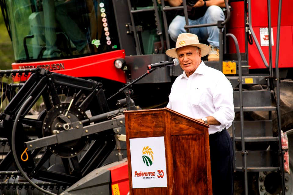 14.01.2020 - Prefeita Paula Mascarenhas e o governador Eduardo Leite prestigiam a abertura da 30ª Colheita do Arroz - Foto Michel Corvello