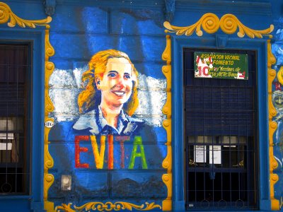 Evita - La Boca Neighborhood - Buenos Aires - Argentina