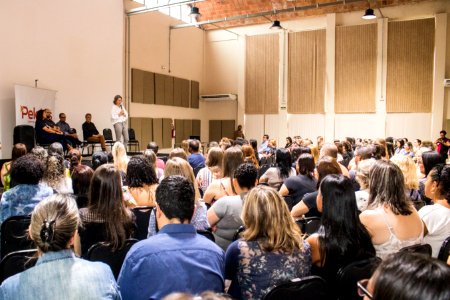 12.02.2020 -  Prefeita Paula Mascarenhas realiza acolhimento aos novos servidores da Educação - Foto Michel Corvello
