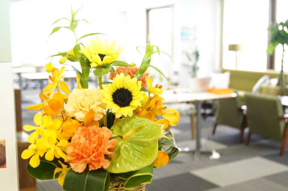 Lounge reception flower