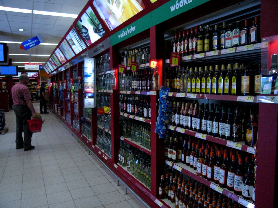 Vodka in Supermarket