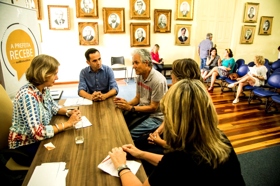11.02.2020 - Prefeita Paula Mascarenhas em mais uma edição do Prefeita Recebe  - Foto: Gustavo Vara