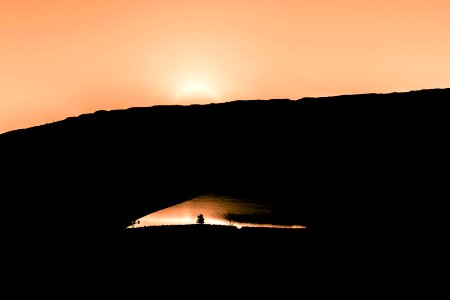 Sunrise at the reservoir photo