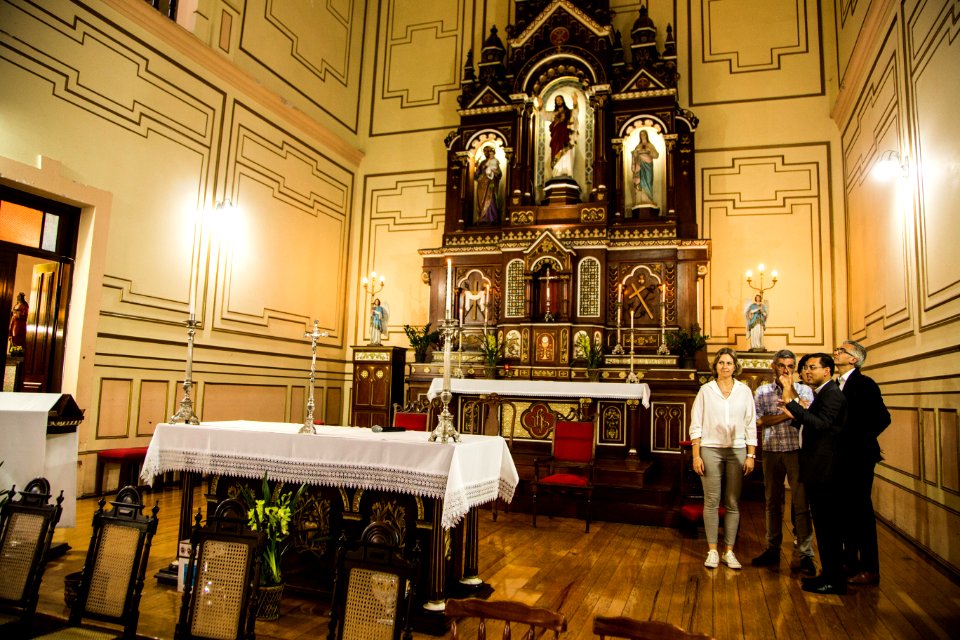 12.02.2020 - Prefeita Paula Mascarenhas realiza a  assinatura da lei nº 6.774 que declara o tombamento do edifício localizado à rua Gomes Carneiro, 1302, prédio da Igreja Matriz do Sagrado Coração de Jesus - Foto: Gustavo Vara