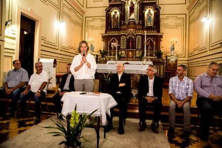 12.02.2020 - Prefeita Paula Mascarenhas realiza a  assinatura da lei nº 6.774 que declara o tombamento do edifício localizado à rua Gomes Carneiro, 1302, prédio da Igreja Matriz do Sagrado Coração de Jesus - Foto: Gustavo Vara