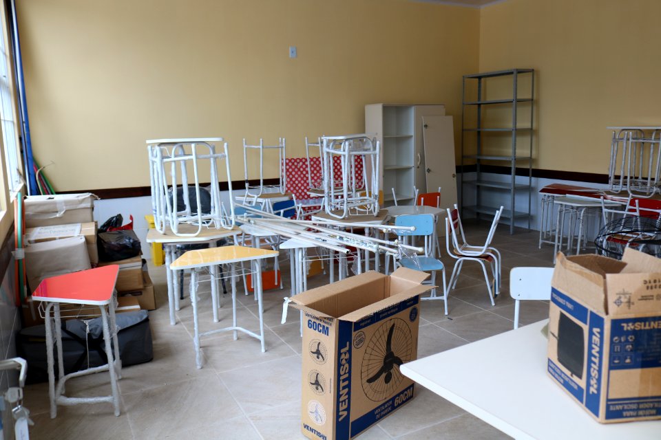 05.02.2020 -Reunião na Smed para tratar da manutenção das escolas para volta às aulas - Foto Janine Tomberg