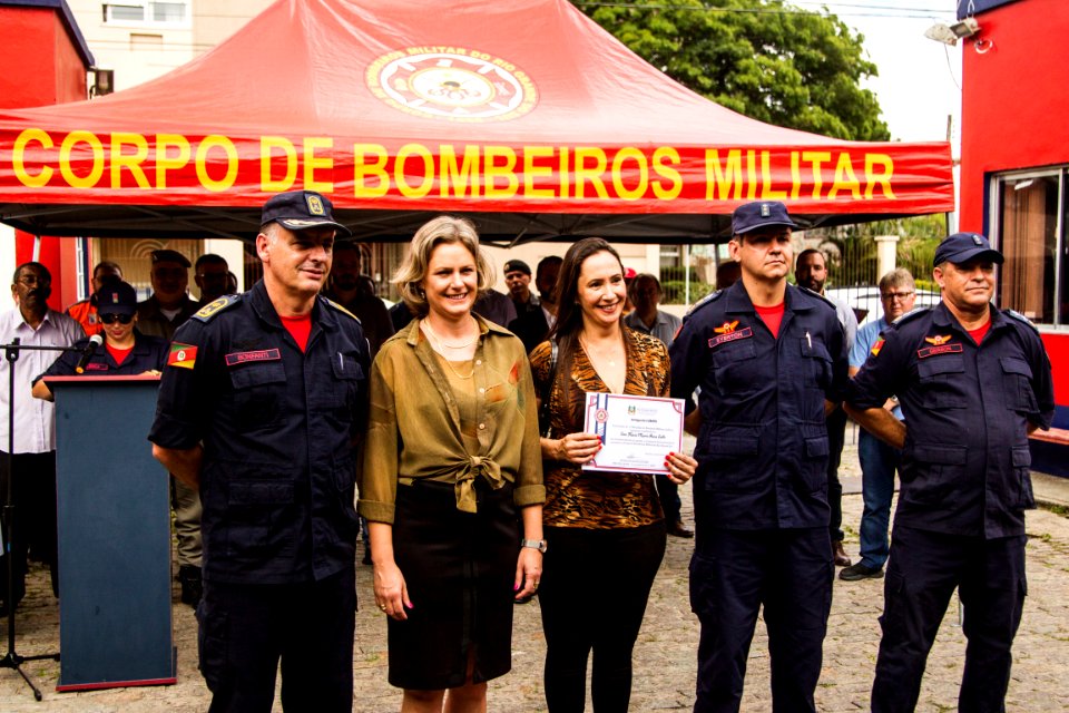 07.02.2020 - Prefeita Paula Mascarenhas participa da formatura e entrega de novos equipamentos ao Corpo de Bombeiros Militar - Foto: Gustavo Vara