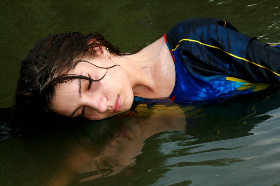Reflection mirror swim