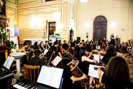 27.01.2020 - Apresentação da Orquestra Estudantil Municipal e do Areal - Festival Sesc de Música - Foto: Gustavo Vara