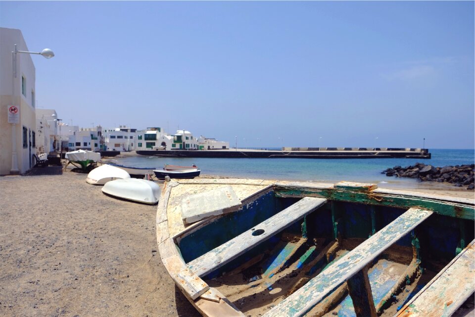 Coast town buildings
