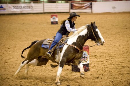 Cowgirl sport competition