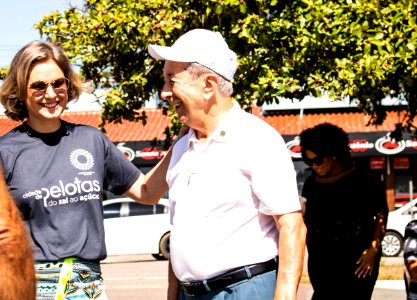 01.02.2020 - Prefeita Paula Mascarenhas prestigia a inauguração cancha de bocha construída pela Asclar no Laranjal - Foto Michel Corvello