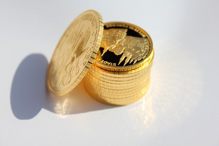 Money gold coin