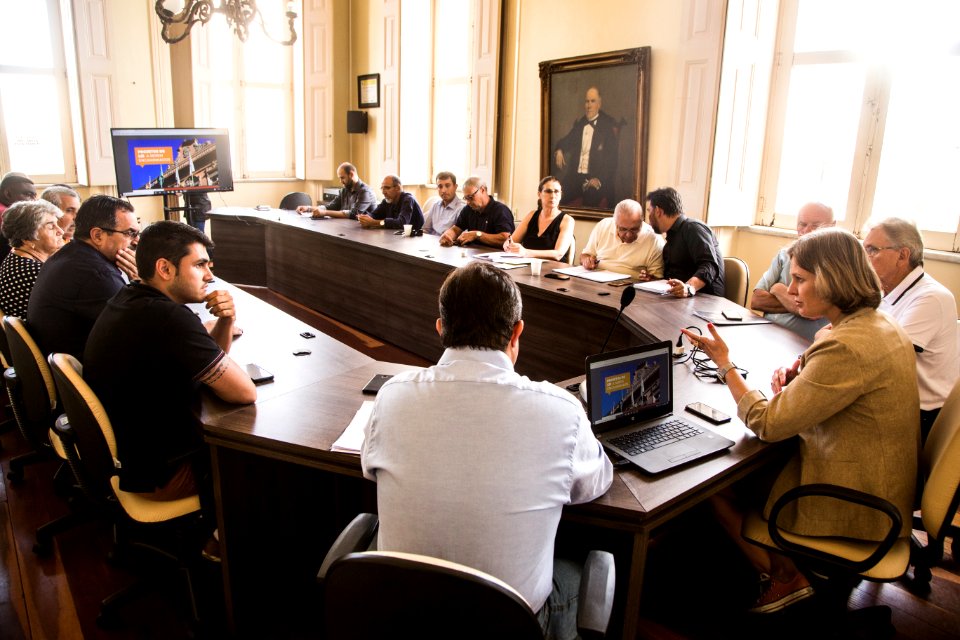 22.01.2020 - Prefeita Paula Mascarenhas em reunião com vereadores - Foto: Gustavo Vara