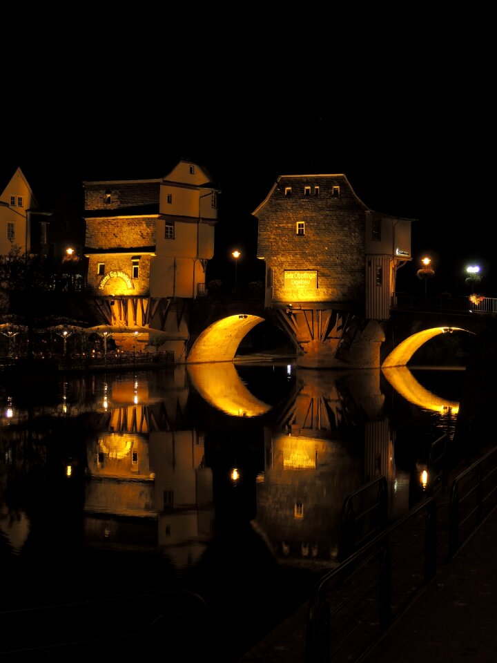 Bad kreuznach water reflection lichtspiel