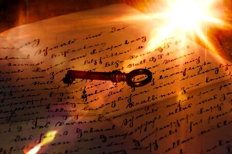 Old antique key
