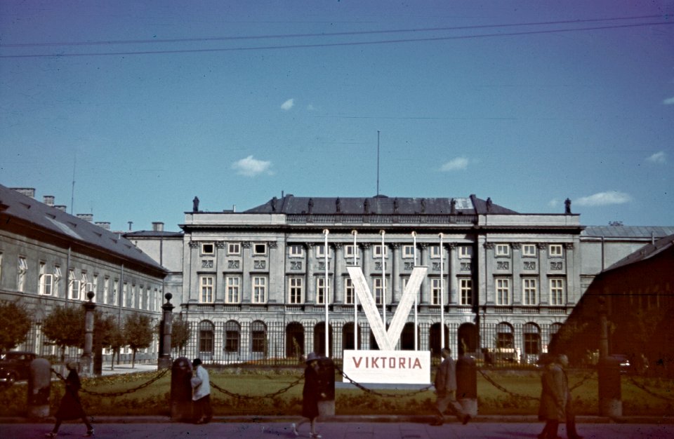 Presidential Palace in Warsaw, Poland 1941. photo