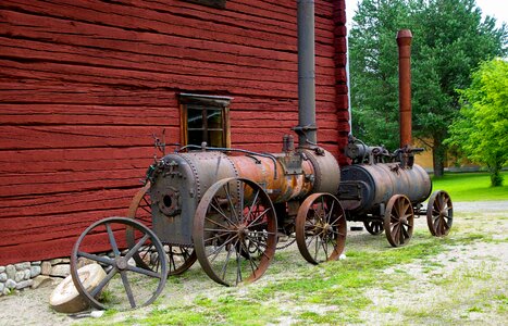 Steam engines lumbering museum photo