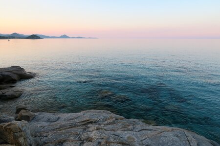 Vacations sardinia sunset photo