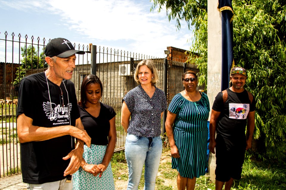 27.12.2019 - Prefeita Paula Mascarenhas realiza a inauguração da placa que dá nome à rua Preta G - Foto: Gustavo Vara