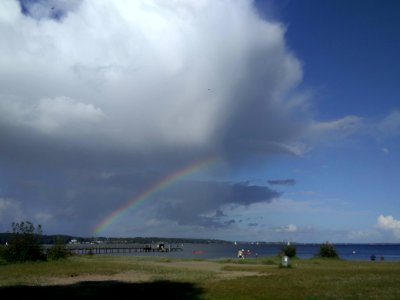 Flensburg Fjord Rainbow from the Danish Side photo