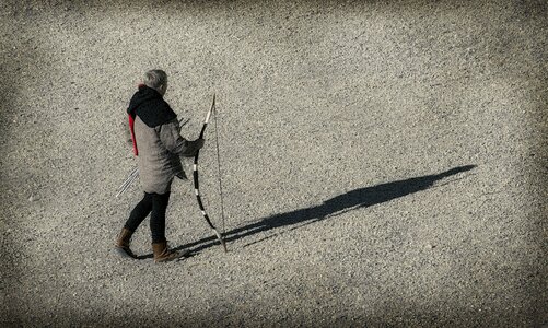 The bowstring arrow quiver