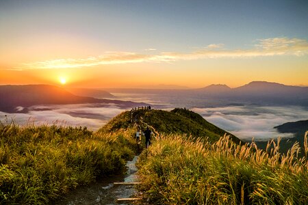 Cloud sea of clouds aso