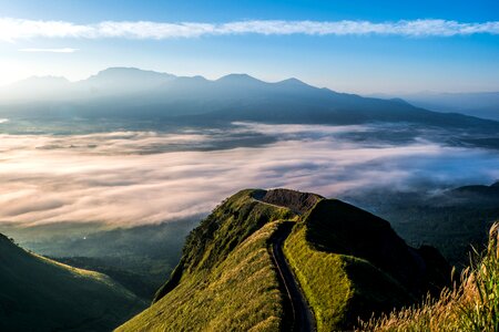 Cloud sea of clouds aso