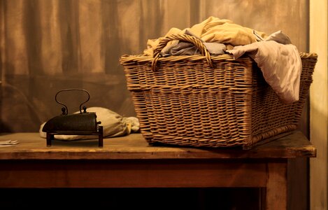Iron old laundry