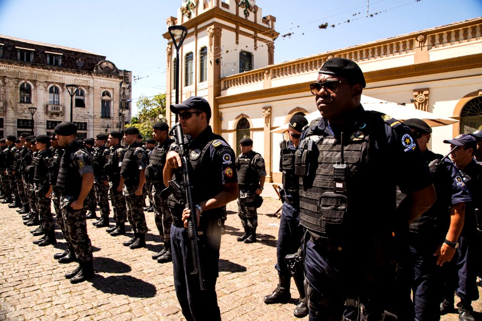 09.12.2019 - Lançamento da Operação Integrada Papai Noel e Tudo Azul, em parceria da Brigada Militar com a Guarda Municipal e a Secretaria de Transporte e Trânsito - Foto: Gustavo Vara