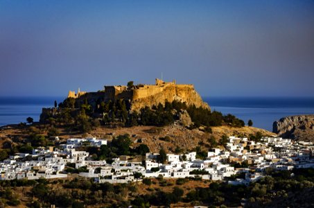 Medieval Castle of Lindos photo