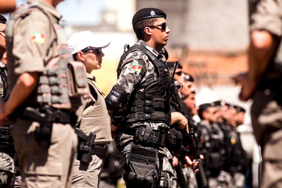 09.12.2019 - Lançamento da Operação Integrada Papai Noel e Tudo Azul, em parceria da Brigada Militar com a Guarda Municipal e a Secretaria de Transporte e Trânsito - Foto: Gustavo Vara