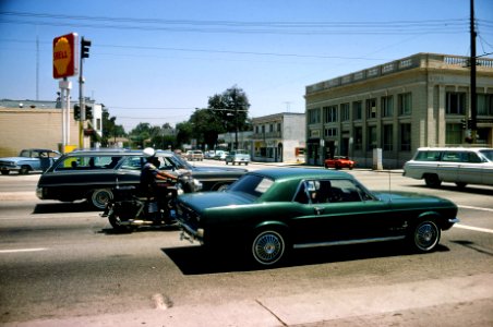 El Camino Real at Santa Cruz Avenue, June 1968 photo