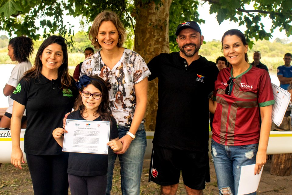 14.12.2019 - Prefeita Paula Mascarenhas prestigia o Café de Chaleira do projeto Remar para o Futuro - Foto Michel Corvello