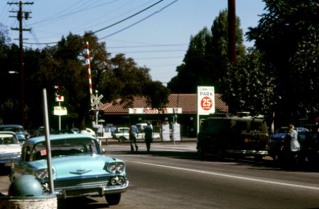 Oak Grove Avenue, 1970 photo