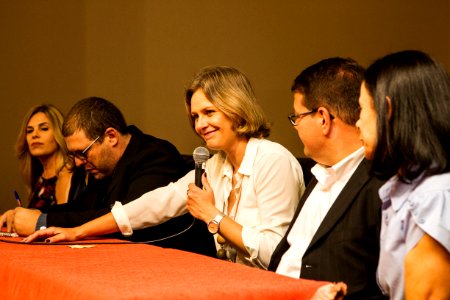 04.12.2019 - Coletiva de imprensa sobre prédio utilizado pelo Sanep, com a prefeita Paula Mascarenhas e o reitor Pedro Hallal - Foto: Gustavo Vara